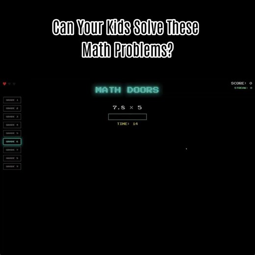 Can YOUR Kids Solve THESE Math Problems? (Grade 6, HARD EDITION) Play Now At: