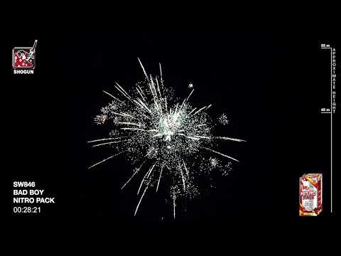 Bad Boy Nitro Pack - 17124 - Shogun -Reloadable Cases - Wholesale Fireworks - WFBOOM.COM