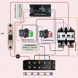 5.2K views · 245 reactions | Single Phase Starter connection | Mb Electrical | Facebook