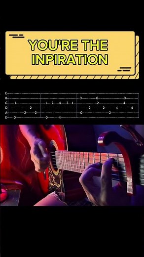 Chicago - You're The Inpiration - Guitar Tutorial