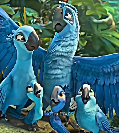 ''Blu found his new family'' ❤️‍🩹 | Rio 2 | Headlights feat. KIDDO (Slowed) #edit #shorts