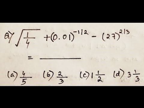 Power, Roots and Fractions | Full Math Solution