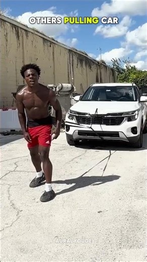 Others pulling cars Vs this one