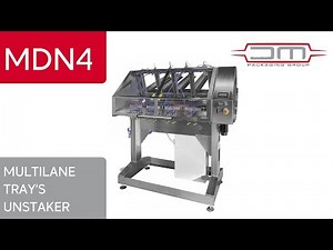 How Packaging Lines Get Faster: MDN4 Multilane Tray Unstaker Demonstration