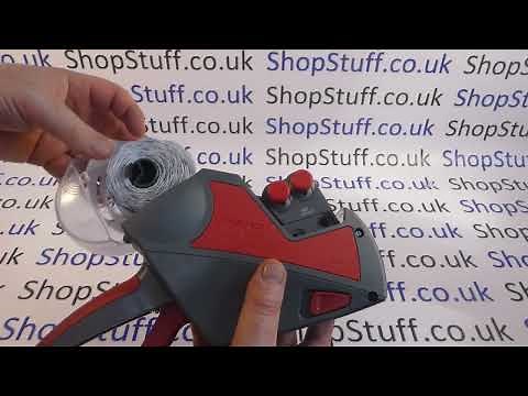 How To Load Labels Meto Expert L/XL/XL Giant Pricing Gun Label Loading Instructions (Meto 1832)