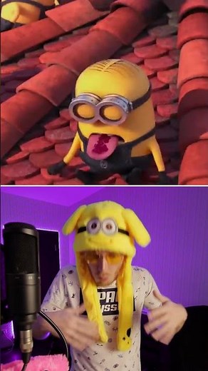Sound effects of [MINIONS] 🍌 Fake purple minion Despicable me 2 pt.3 #shorts