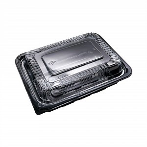 [Hot Item] Factory Wholesale Eco Friendly Takeaway Plastic Food Container Disposable Microwave Takeout Togo Lunch Disposable Packaging Box