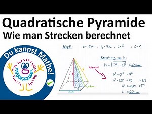 Quadratische Pyramide Streckenberechnung