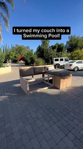Insane Couch Swimming Pool 🤯 | Drew Dirksen