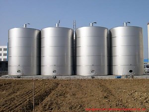 [Hot Item] Sanitary Stainless Steel Large Outdoor Storage Tank