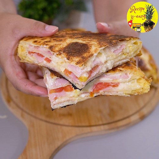 When I have tortillas at home, I make this recipe, which is more delicious than pizza. | Recipe is easy