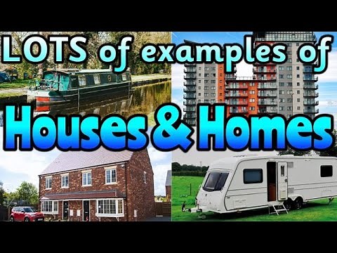 DIFFERENT HOMES AROUND THE WORLD for kids 🏠 Miss Ellis