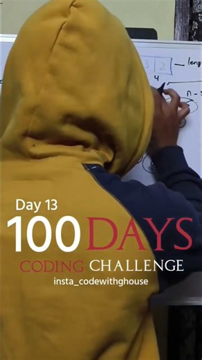 Day 13 of 100 days of coding #coding #youtube