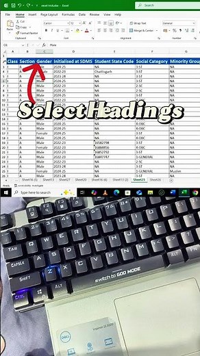 Unlock Clean & Professional Excel Sheets: Rotate Text + AutoFit Columns Like a Pro! #ExcelTips