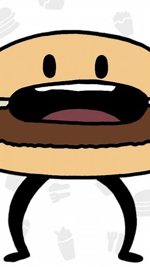 Delicious Cartoon Burger Creations