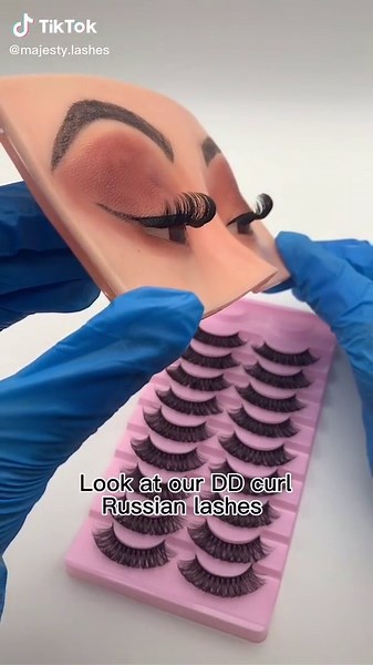 Affordable Russian Lashes That Look Like Extensions