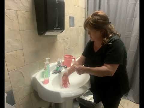 HANDWASHING per Prometrics 2024 xcellerated Nurse Aide Training