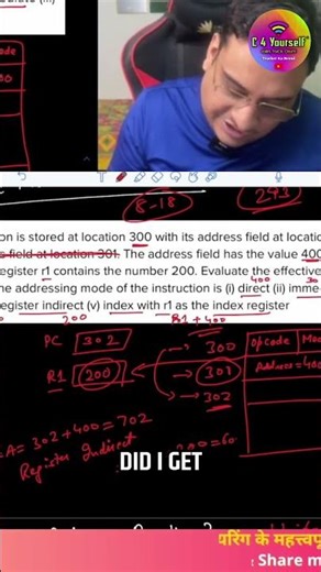 How Index Register Works: Decoding Memory Addresses #shorts