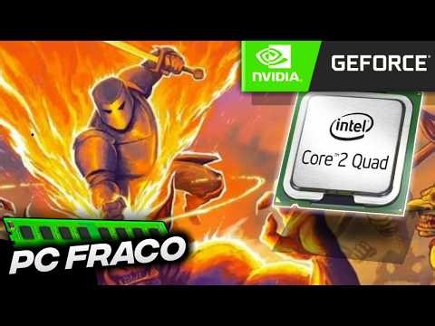 Testando Megabonk na GT 210 / Core 2 Quad Q9500 e 2GB RAM