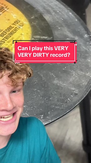Restoring a Dirty Wham! Vinyl Record Find
