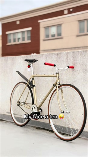 Fixed gear conversion 😛 #fixedgear #trackbike #singlespeed #bike #sugino