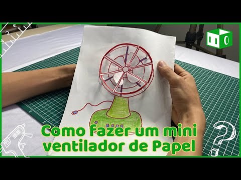 Como fazer um mini ventilador de Papel