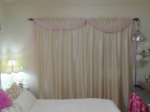 DIY Fancy Window Scarves