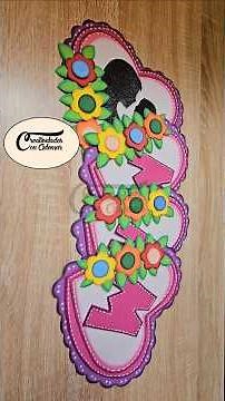 “Decoración en foamy para Mamá: Diseño exclusivo y encantador”.#ManualidadesParaMama #FoamyCreativo