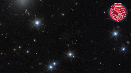 Into darkness with the NASA/ESA Hubble Space Telescope! 🕶️ Access more space-themed .gifs at our giphy page: https://ow.ly/orQB50YiMIE | Hubble Space Telescope