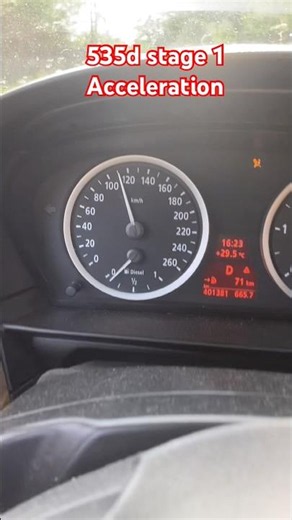 Bmw 535d e60 stage 1 acceleration #bmw535d #e60