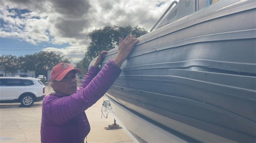 FWC INSPECTION… We’re wrapping up a rubrail job on one FWC boat, and had this one come rolling in today. Tis the season! | Offshore Rafting