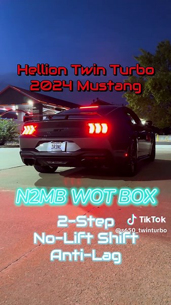 Just a little teaser for now 💁🏻‍♂️ I’ll post some high rpm 2-step action soon once dialed in. 😈Another #firsttodoit - N2MB install on a #2024mustang #s650 thanks to my guy Drowzy Nate! @Nathen Lorenz for being such a badass, influence and help on this car. #carsoftiktok #turbo