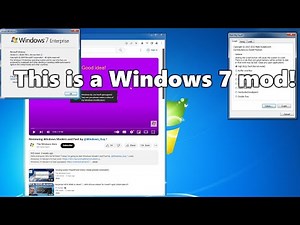 Reviewing a custom Windows 7 mod by TK50P!