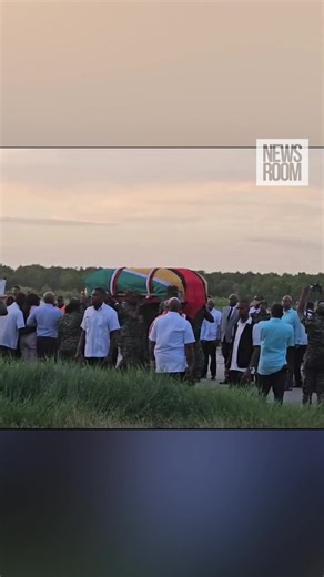 The bodies of the five Guyana Defence Force ranks who died in Wednesday’s helicopter accident, arrived at the Ogle Airport after being successfully extracted from the crash site on Friday. Those who died are: Lieutenant Colonel Michael Charles, Lieutenant Colonel Michael Shahoud, Retired Brigadier Gary Beaton, Lieutenant Colonel Sean Welcome and Sergeant Jason Khan.