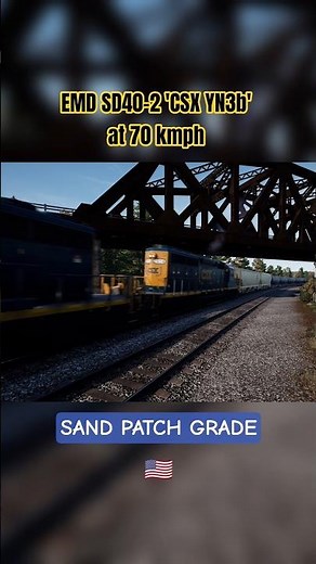 CSX EMD SD40-2 | Train Sim World #trainspotting