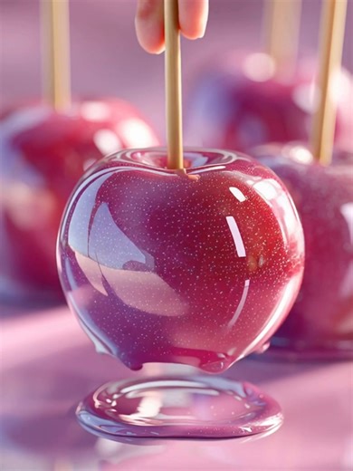 Peach Berry Candy Apples Crispy apples coated in a shiny peach-berry flavored candy shell with a glossy finish. Yield: 6 candy apples Cook Temp: Hard crack stage (300°F / 150°C) Time: 20 minutes cook 30 minutes set Key Ingredients First: 6 fresh Granny Smith apples ....................... FULLL Recipe in First Cօʍʍеոτ 👇 | Cake Shake