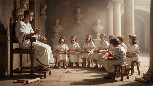 Life and learning in ancient Rome: From marble tombstones to classical schools