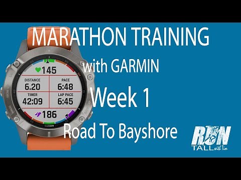 Marathon Training with Garmin | How To Set It Up | Week 1 Recap