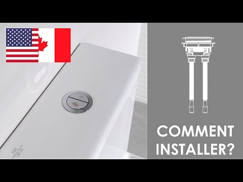 SANITAIRE - ONE PIECE - INSTALLER LE BOUTON POUSSOIR