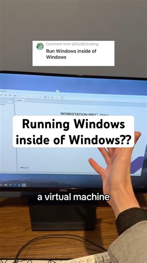 Preparing to run Windows inside of Windows… #pc #techfacts #techtok