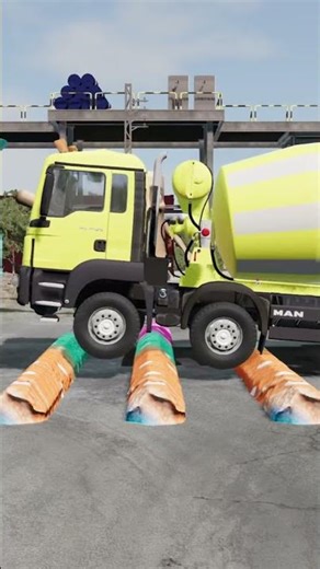 Truk Molen vs Polisi Tidur Raksasa! 😱 Kocak Abis!