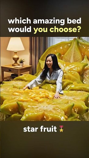 Which Tasty Bed Would You Choose? #asmr #oddlysatisfying #relaxing #sleepsounds #aiart