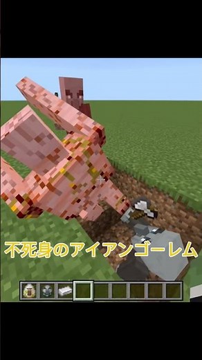 不死身のアイアンゴーレムの作り方！【マイクラ解説】#マイクラ統合版