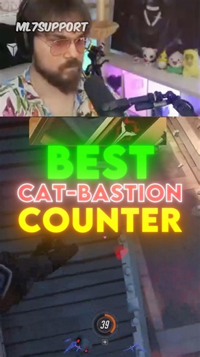 Ultimate Cat & Bastion Counter #overwatch #gaming