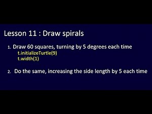 Python Challenge for ALL, Lesson 11: Draw spirals