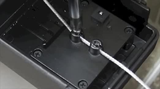 Yardlock V3801 YRDLCK KLSS GT Keyless Wooden Gate Combination Lock Kit - Black