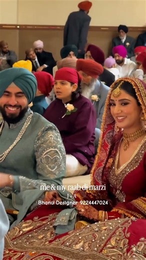 Bride & Groom Wedding Outfit inspiration for Punjabi Wedding at Gurudwara | Sherwani for Groom