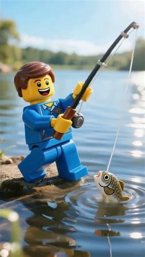 Lego Fishing Day – A Fun Adventure by the Lake!