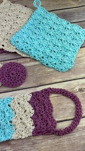 Tomorrow is our summer spa getaway CAL reveal & recap! I have to say I really, really had a blast with this one and I hope you did too. Each one was a perfect summery project, cool cotton yarn, portable for toting around, and I loved doing a self care theme together too! 💜💜💜 If you missed any of the projects, you can get them here: https://www.fiberfluxblog.com/2021/06/summer-spa-getaway-cal-week-1-intro.html | Fiber Flux