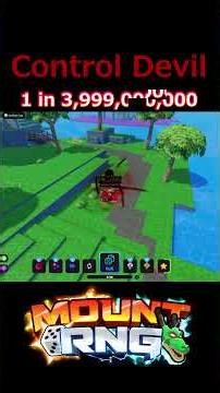 mount rng Control Devil 1 in 3,999,000,000 #mountrng #roblox
